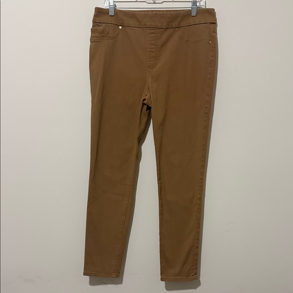 Chicos Pullon Jeggings in Camel, size 1.5 (10)